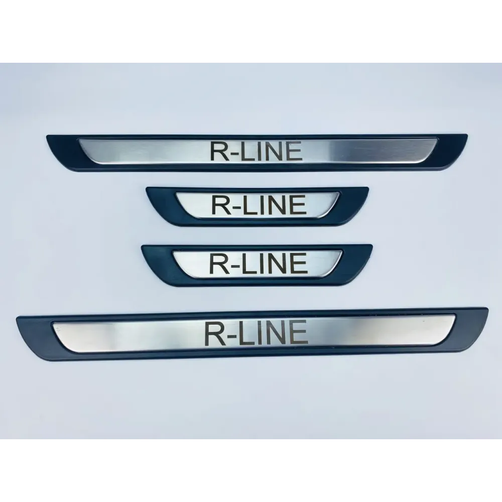 Накладки на пороги R-LINE (хром-пласт) TAN24