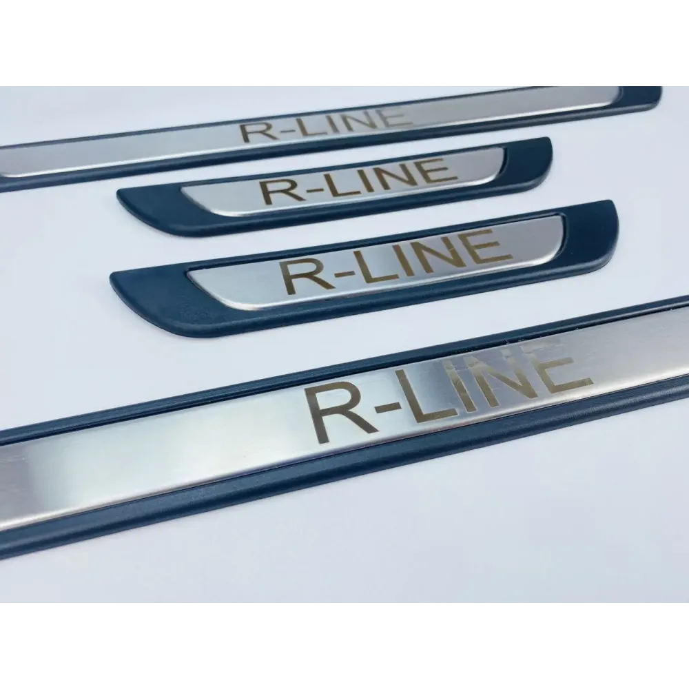Накладки на пороги R-LINE (хром-пласт) TAN24