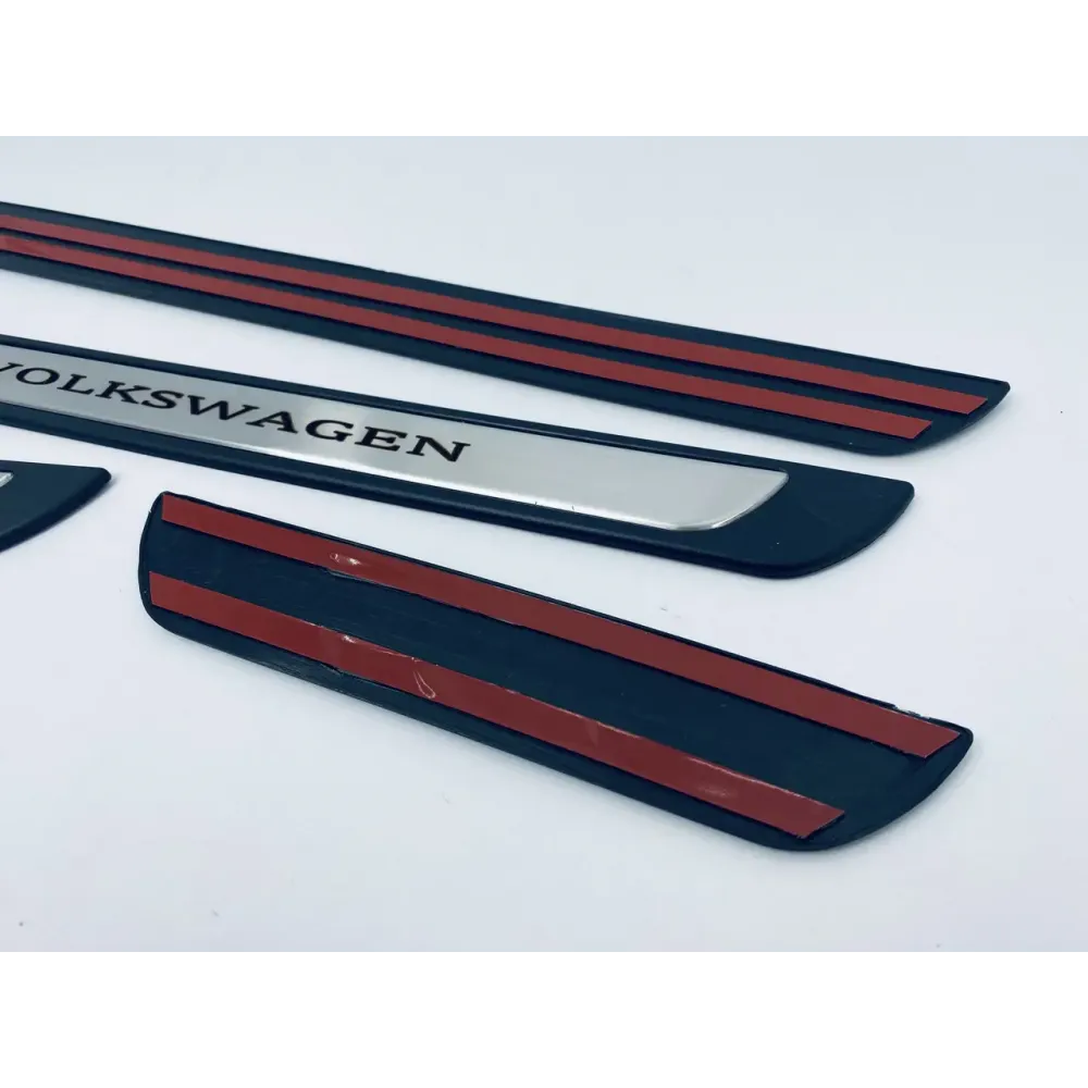 Накладки на пороги для Volkswagen (хром-пласт, 4шт) TAN24
