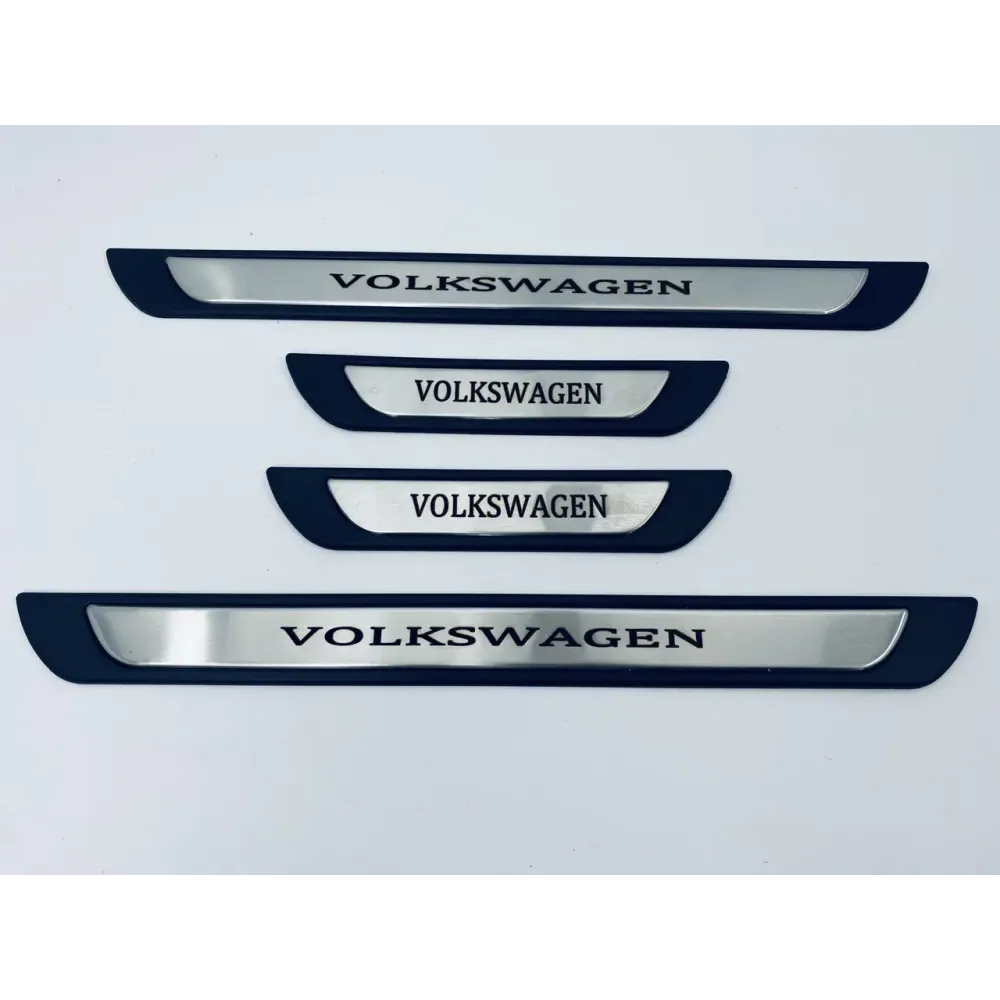 Накладки на пороги для Volkswagen (хром-пласт, 4шт) TAN24