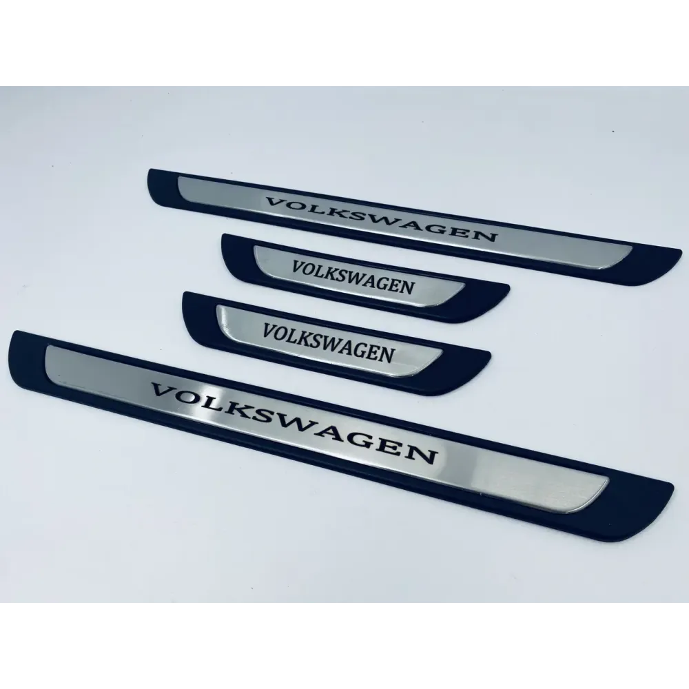 Накладки на пороги для Volkswagen (хром-пласт, 4шт) TAN24
