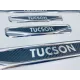 Накладки на пороги для Hyundai Tucson (хром-карбон, 4шт) TAN24