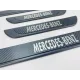 Накладки на пороги Mercedes-Benz (черный хром-карбон) (TAN24)