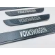 Накладки на пороги Volkswagen (чорний хром-карбон) (TAN24)