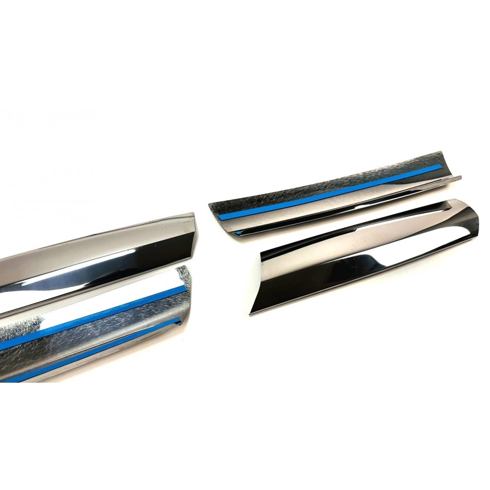 Накладки на решетку для Mercedes Vito W639 2010-2014 (Хром-нерж, 4шт) TAN24 АКЦІЯ!!! має пошкодження