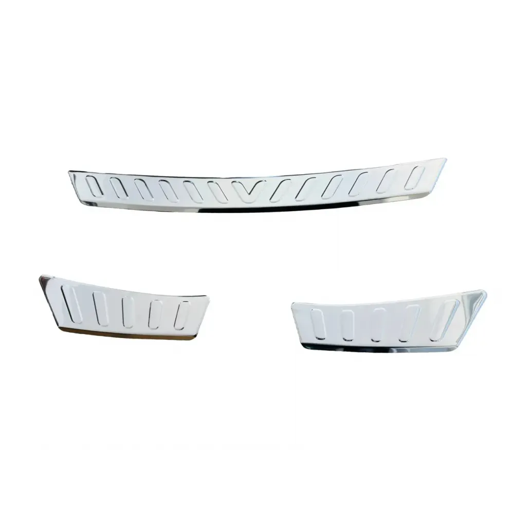 Накладка на задній бампер для Volkswagen Tiguan 2007-2015 Хром-нерж (TAN24)