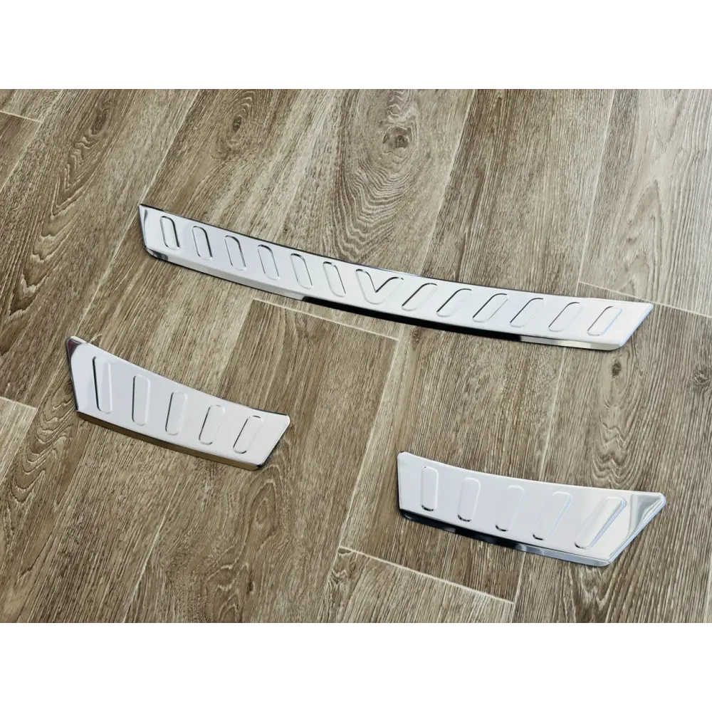 Накладка на задній бампер для Volkswagen Tiguan 2007-2015 Хром-нерж (TAN24)