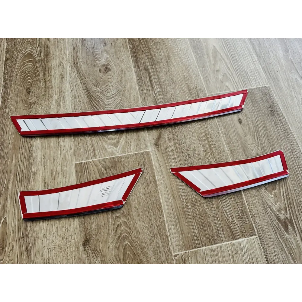 Накладка на задній бампер для Volkswagen Tiguan 2007-2015 Хром-нерж (TAN24)