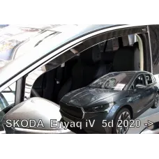 Дефлекторы окон (ветровики) Skoda Enyaq iV 2022-> 5D (вставні, кт - 4шт) Coupe (Heko)