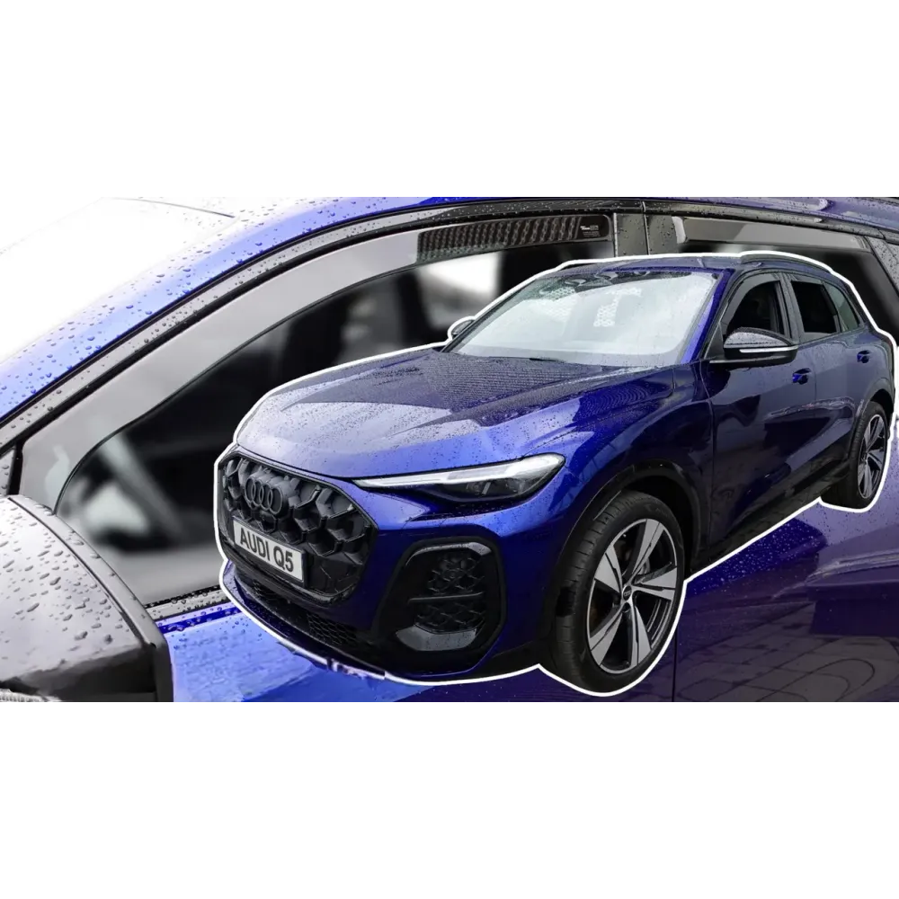 Дефлектори вікон (вітровики) Audi  Q5 2024 -> 5D (вставні, 4шт)