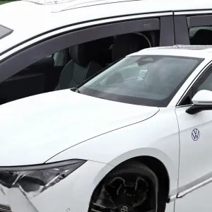 Дефлектори вікон (вітровики) Volkswagen Passat B9 2023 -> 5D (вставні, кт - 4шт)  Combi (Heko)