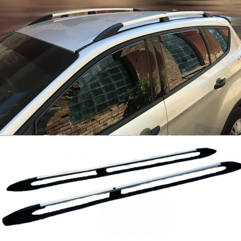 Рейлінги Ford KUGA 2012-2019 "Хром" на клей STF (Турція)  