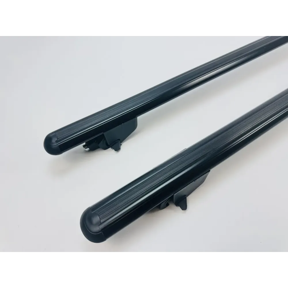 Перемичка  на інтегровані рейлінги Kanca Black 120 см
