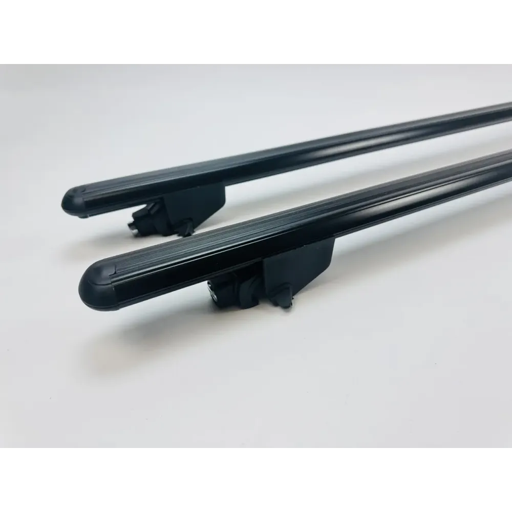 Перемичка  на інтегровані рейлінги Kanca Black 120 см