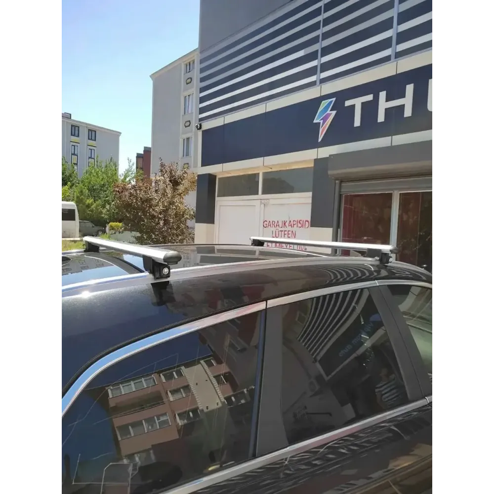 Перемичка  на інтегровані рейлінги Kanca Grey 130 см