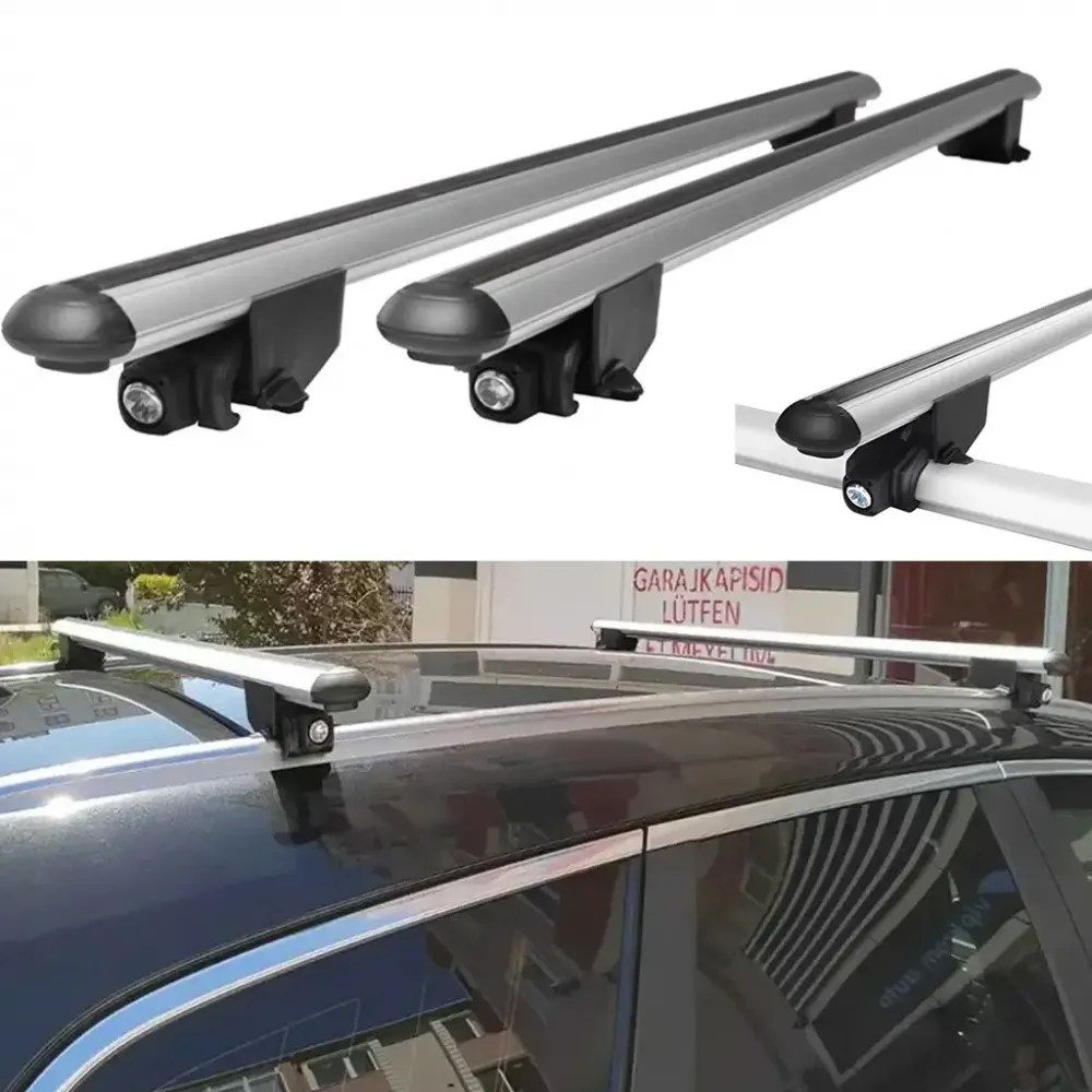 Перемичка  на інтегровані рейлінги Kanca Grey 130 см