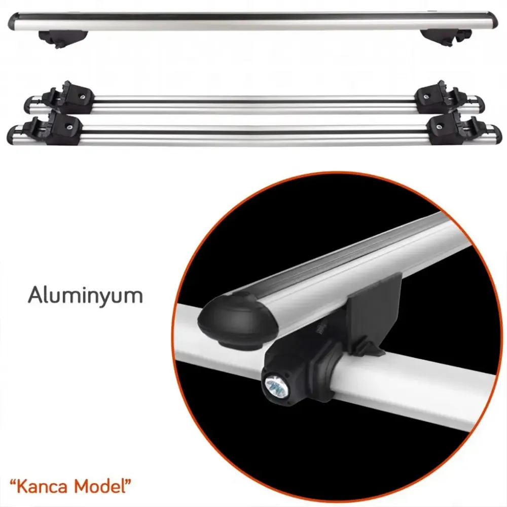 Перемичка  на інтегровані рейлінги Kanca Grey 130 см