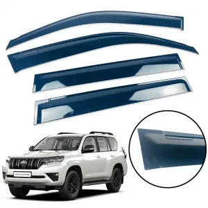 Дефлектори вікон (вітровики) для Toyota LC 150/ PradoLEXUS RX 2010-2015  накладні (HAWK)