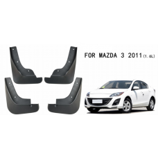 Бризковики Mazda 3 2009-2013  (1.6л) (Стандарт комплектація)