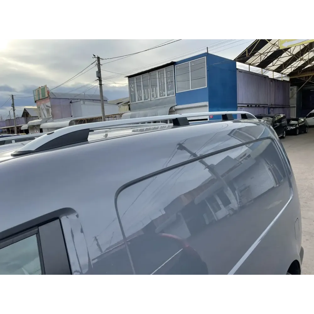Рейлінги Volkswagen Caddy 2004-2020 [ДБ] Skyport BLACK (4 ножки, 206 см)