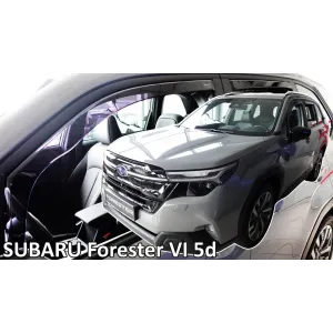 Дефлекторы окон (ветровики) Subaru Forester VI 2024+ 5D (вставні, кт - 4шт) Heko