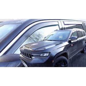 Дефлектори вікон (вітровики) Jeep Grand Cherokee 2021+ (WL)  5D (вставні,кт - 4шт)  версія L (LSE)