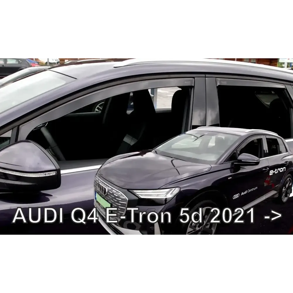 Дефлектори вікон (вітровики) Audi Q4 E-Tron 2021-> 5D Heko