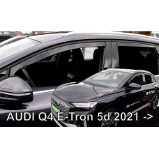 Дефлектори вікон (вітровики) Audi Q4 E-Tron 2021-> 5D Heko