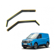 Дефлектори вікон (вітровики)  Ford Tourneo Courier 2023+ вставні (HAWK)