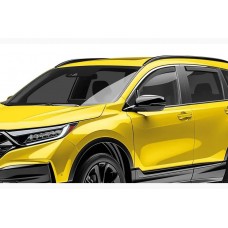 Дефлектори вікон (вітровики) Honda CR-V 2017-2023 вставні (HAWK)