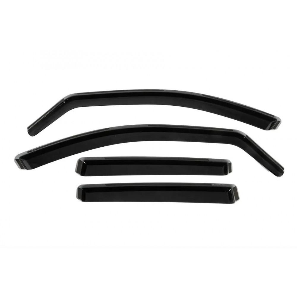 Дефлекторы окон (ветровики) Mercedes-Benz ML320 2005-2011 вставные (HAWK)
