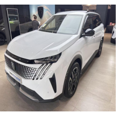 Дефлекторы окон (ветровики) Peugeot 3008 2024+ нерж. с хром полоской (HAWK)