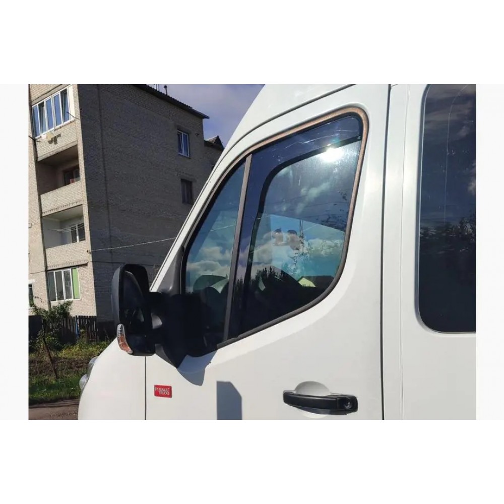 Дефлекторы окон (ветровики) Renault Master / Vauxhall 2010+ вставные (HAWK)