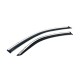 Дефлектори вікон (вітровики) Toyota Camry 2001-2005 нерж. з хром полоскою (HAWK)