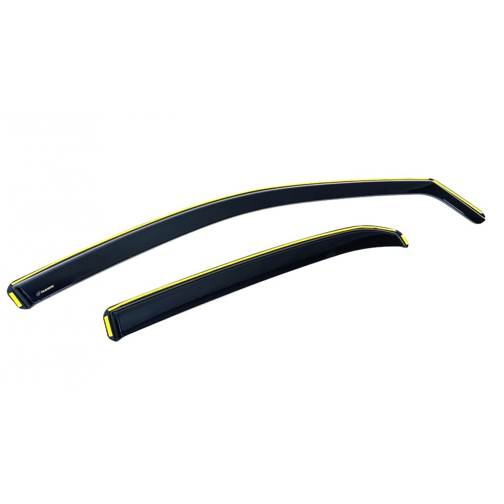 Дефлектори вікон (вітровики) Toyota Corolla  2007-2013 вставні (HAWK)