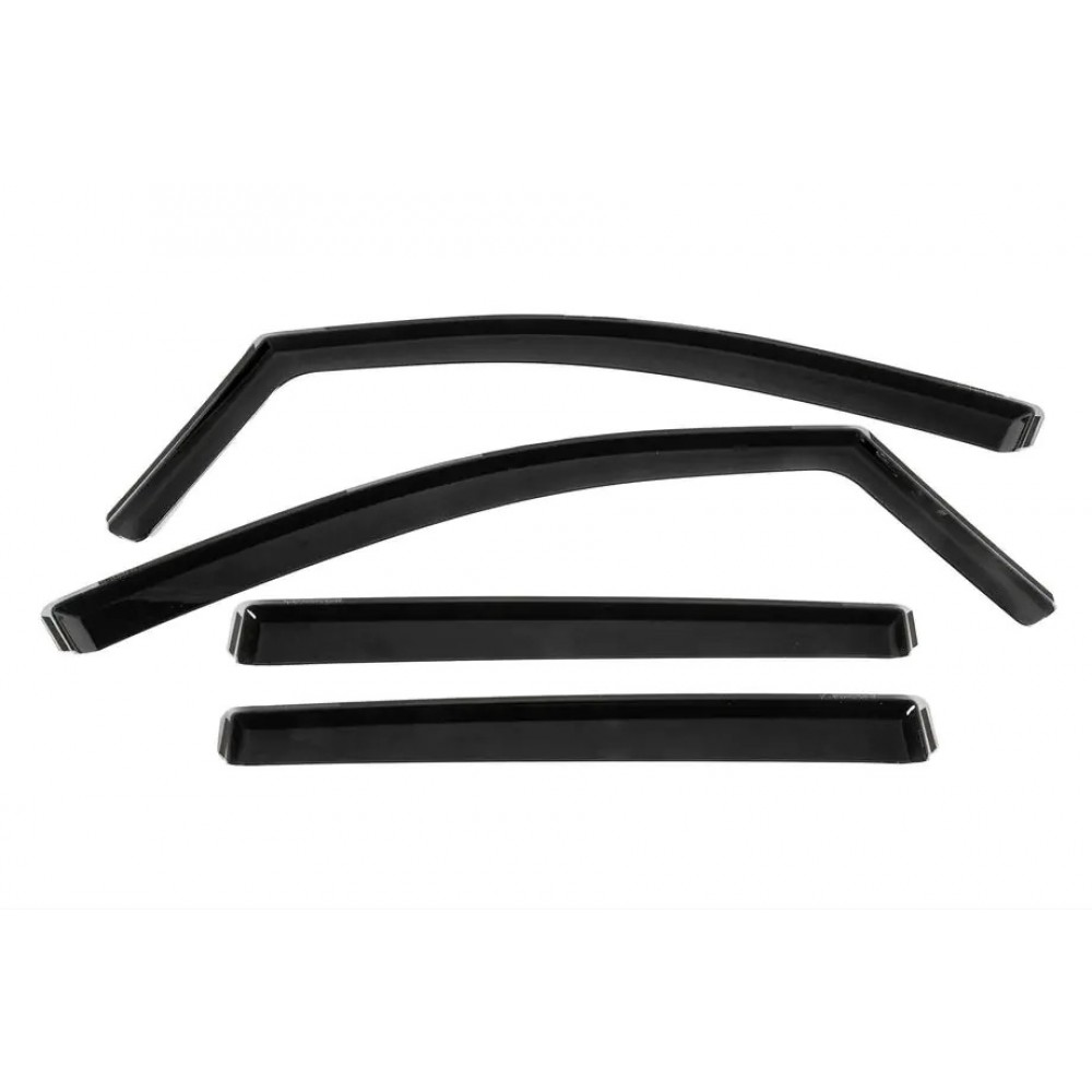 Дефлектори вікон (вітровики) Volkswagen Touran 2016 вставні (HAWK)