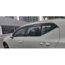 Дефлекторы окон (ветровики) Volvo XC40 2019 вставные (HAWK)