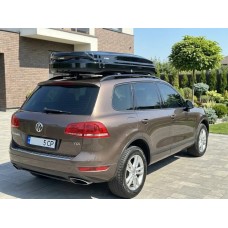 Автомобильный бокс Hawk 520 литров широкий черный Sport Max (233*94*36CM)