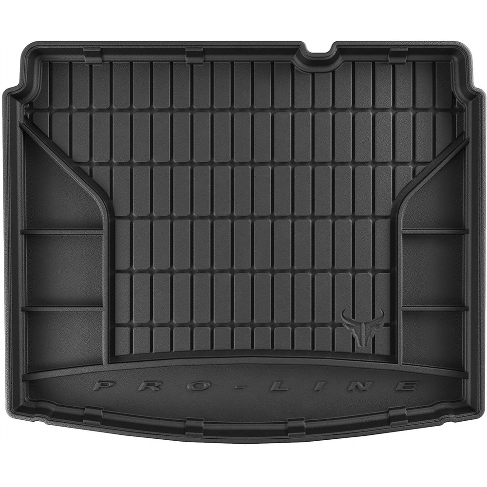 Гумовий килимок в багажник Jeep Compass (mkII) 2016→ (нижний уровень) (Frogum Proline Premium)