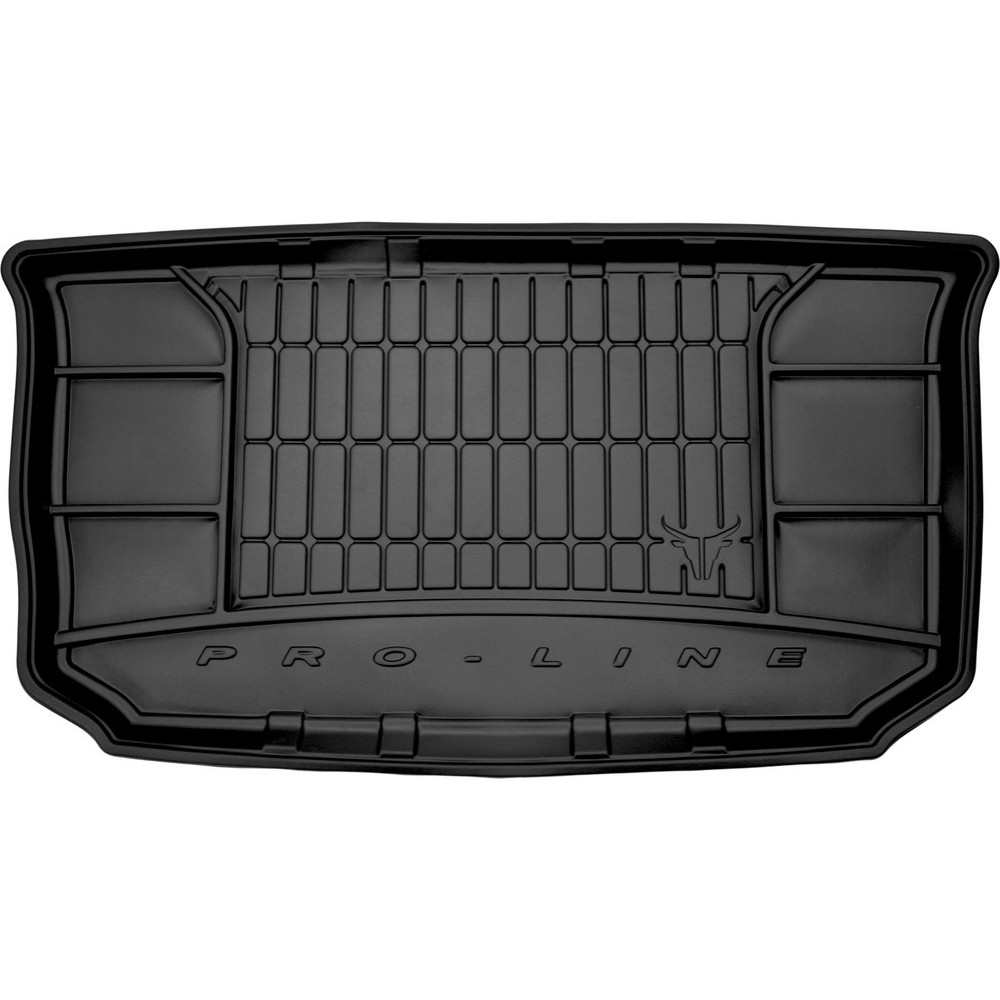 Гумовий килимок в багажник для Renault Twingo (mkIII) 2014→; Smart ForFour (mkII) 2014-2021 (Frogum Proline Premium)