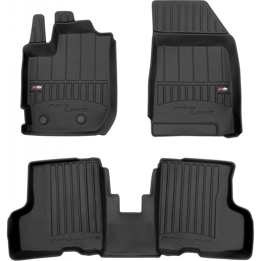 Гумові коврики в салон для Renault Duster (mkII) 2021-2024; Dacia Duster (mkII) 2021-2024 (Frogum Proline Premium)