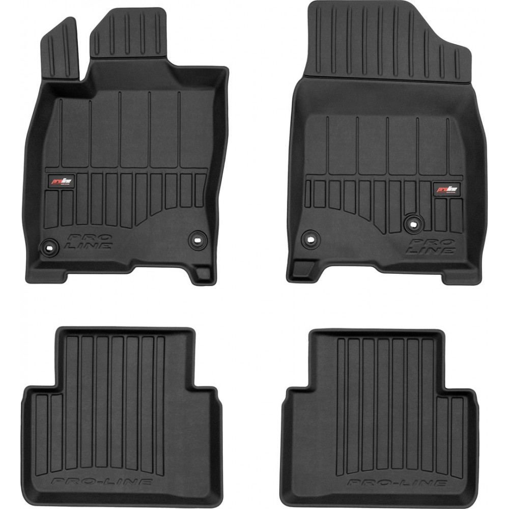 Гумові килимки в салон Honda Civic (mkX) 2015-2022 (EU) (Frogum Proline Premium)