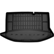 Гумовий килимок в багажник Ford Fiesta (mkVI) 2008-2017 (хетчбек)(без двухуровневого пола)(с регулируемыми задними сидениями)(с боковыми нишами) (Frogum Proline Premium)