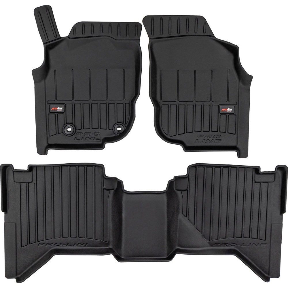 Гумові коврики в салон для Toyota Hilux (mkVII) 2004-2015 (Frogum Proline Premium)