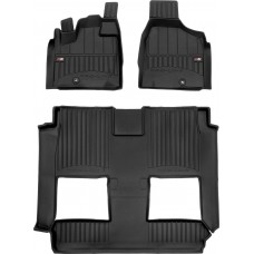 Гумові килимки в салон Dodge Grand Caravan (mkV) 2007-2020 (2 ряд - 2 места)(1-2 ряд) (Frogum Proline Premium)