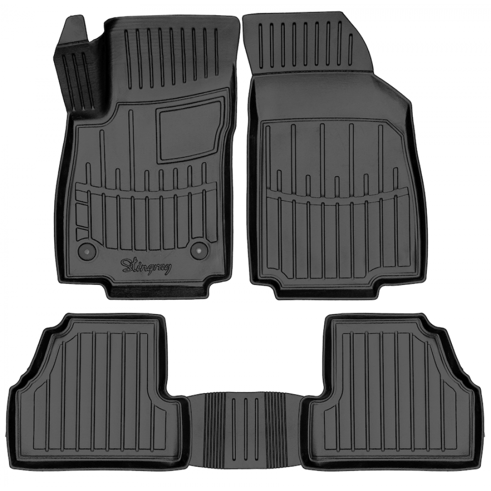 3D килимки для Chevrolet Trax (2012-2021) з бортиками 30 мм (Stingray)