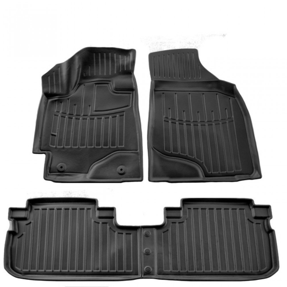 3D килимки для Toyota Highlander (XU40) (2008-2013) з бортиками 30 мм (Stingray)