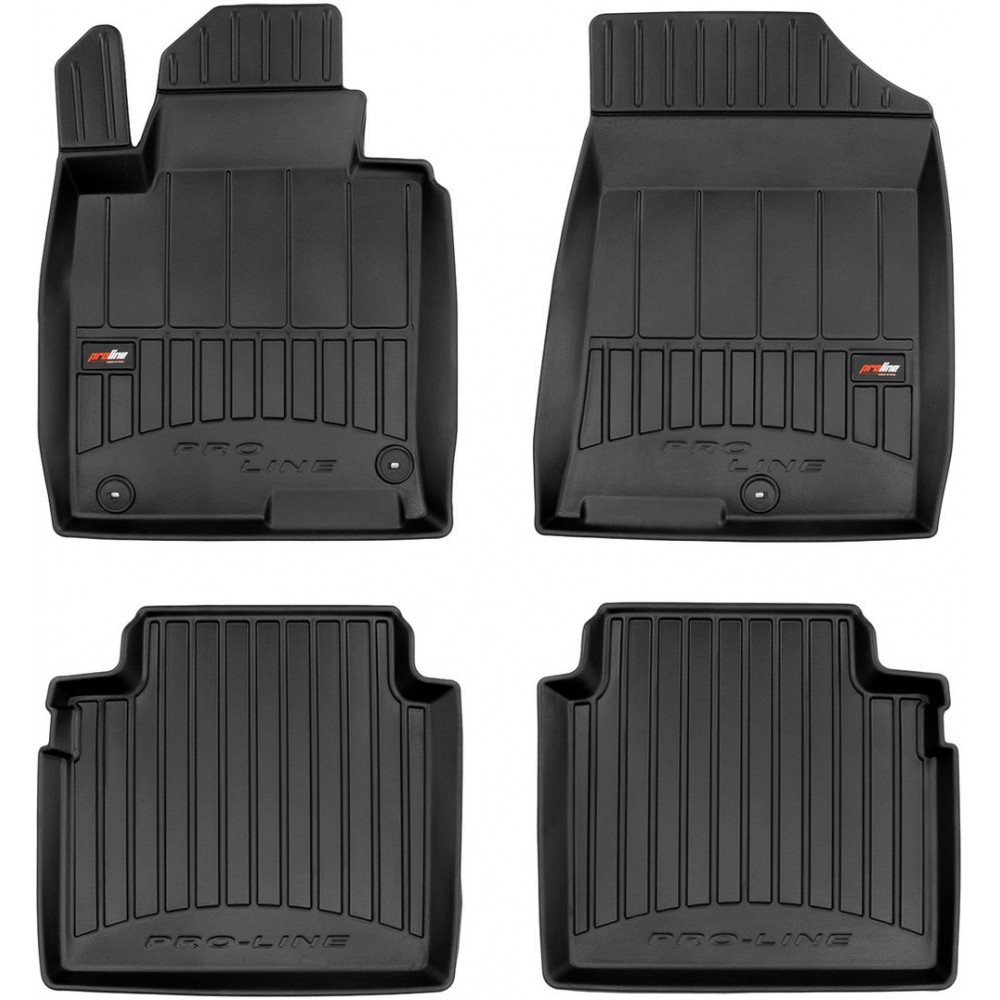 Гумові килимки в салон Kia Optima (mkIV) 2015-2020; Hyundai Sonata (mkVII) 2014-2019 (Frogum Proline Premium)
