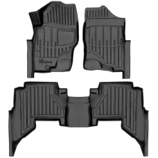 3D килимки для Nissan Pathfinder III (R51) (2005-2010) з бортиками 30 мм (Stingray)