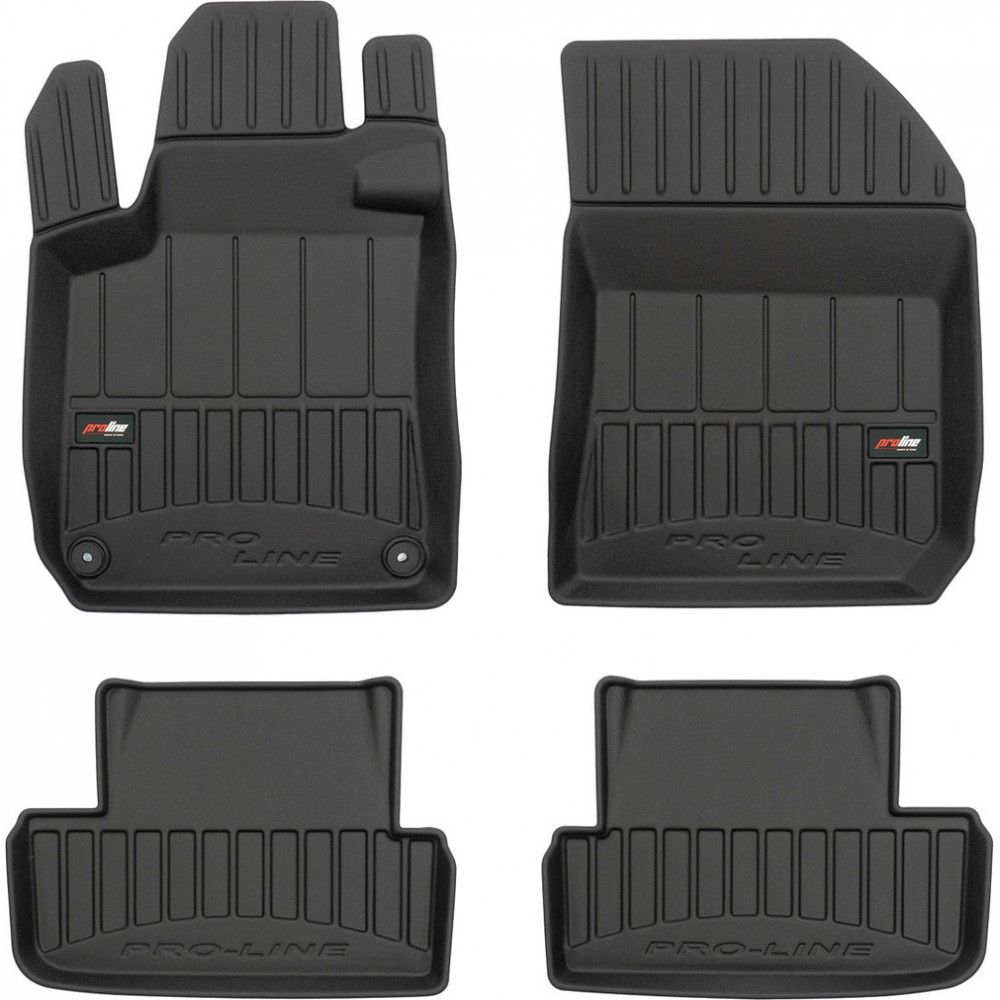 Гумові коврики в салон для Peugeot 308 (mkII) 2013-2021 (хетчбек) (Frogum Proline Premium)